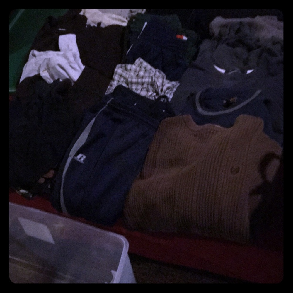 Size large men’s clothing lot